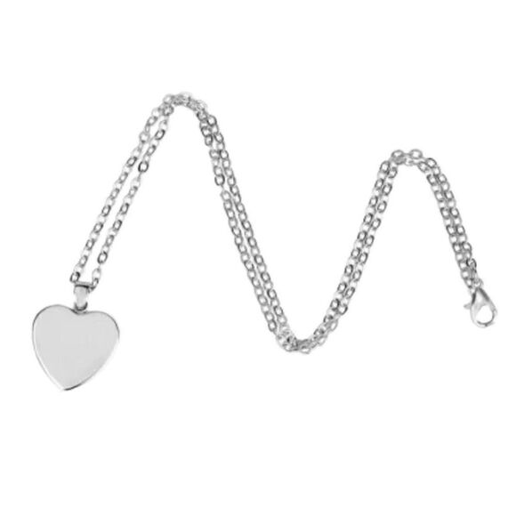 Cow Heart Shaped Crystal Pendant Necklace. 3D Cow. New. 5 - Picture 2 of 5